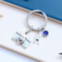 Personalised Camera Keyring Photographer Gift. Travel Keyring, thumbnail 2 of 9