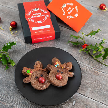 Luxury Rudolph Biscuits Gift Box, 5 of 9