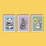 Pack Of Three Thank You Cards, thumbnail 1 of 7