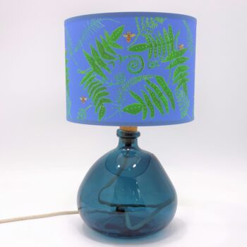 Recycled Blown Glass Lamp | 29cm | Ten Colours, 2 of 12