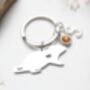 Personalised Cute Rat Keyring Rat Lover Gift. Rat Mom Gift, thumbnail 3 of 8