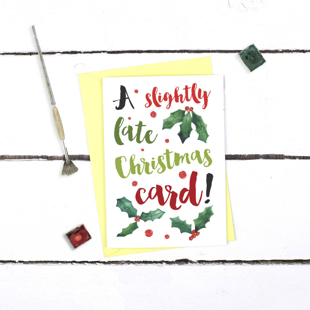 Free Printable Belated Christmas Cards