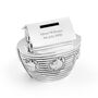 Personalised Silver Plated Noah’s Ark Money Box, thumbnail 4 of 4