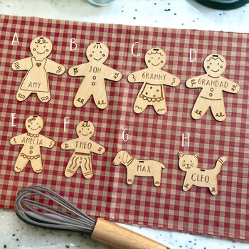 Personalised Gingerbread Grandparents Decoration, 6 of 6