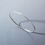 Sterling Silver Hammered Bangle, thumbnail 2 of 8
