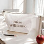 Personalised Teacher Canvas Pouch, thumbnail 2 of 7