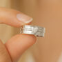 Personalised Sterling Silver Heart Spinner Ring, thumbnail 1 of 11
