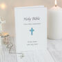 Personalised Blue Cross Holy Bible Gift, thumbnail 2 of 3