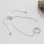60th Birthday Bead Slider Bracelet, thumbnail 1 of 3