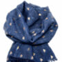 Bee Print Foil Scarf, thumbnail 8 of 10