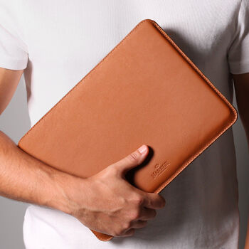 Slim Leather Macbook Sleeve Case, 6 of 6