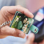 Personalised Leather Eight Photo Mini Book Keyring With Hot Stamped Initials, Name Or Date, thumbnail 1 of 12