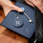 Eco Friendly Disabled Blue Badge Vegan Leather Wallet And Radar Key Made From Recycled Bottles In Navy, thumbnail 5 of 10
