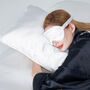 Silk Pillowcase White 100% Pure Soft Mulberry Silk Floral Luxury Hair Care Standard Double 50x75cm, thumbnail 2 of 5