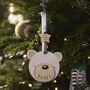 Hand Painted Personalised Christmas Decoration | Polar Bear, thumbnail 4 of 10