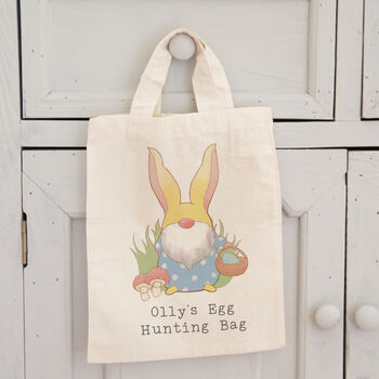 Personalised Easter Gonk Egg Hunt Party Bag, 2 of 2