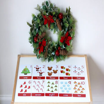 Christmas Number Flashcards, 4 of 6