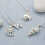 Sterling Silver Shell Necklace, thumbnail 1 of 11