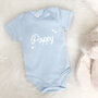 Name With Hearts Personalised Babygrow, thumbnail 4 of 7