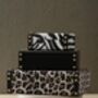 Handmade Neutral Leather Box Set With Gold Rivet Detail, thumbnail 3 of 6