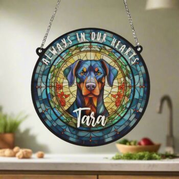 Doberman Memorial Suncatcher, 4 of 6