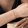 Natural Pink Coral Bracelet, thumbnail 4 of 7