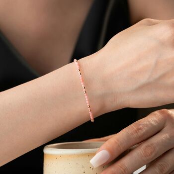 Natural Pink Coral Bracelet, 4 of 7