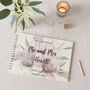 Personalised Floral Bouquet Wedding Guest Book, thumbnail 2 of 6