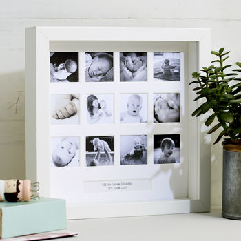 Personalised My First Year Square Frame, 4 of 8
