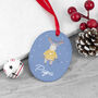 Personalised Oval Christmas Decoration, thumbnail 9 of 12