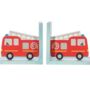 Personalised Red Fire Engine Bookends, thumbnail 5 of 5