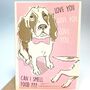 Love You Dog Card, thumbnail 2 of 2