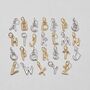 Love Letter Hoops Silver Or 18ct Gold Plated Vermeil, thumbnail 4 of 6