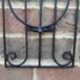 Wall Plant Pot Hanger 70cm Black Metal Garden Wall Planter Holder Bracket, thumbnail 4 of 10
