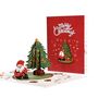 Pop Up 3D Santa Christmas Tree Card, thumbnail 2 of 3