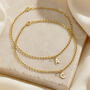 Petite 9ct Gold Multi Initial Bracelet, thumbnail 1 of 6