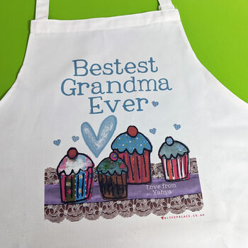 Personalised Bestest Grandma Ever Apron, 4 of 8