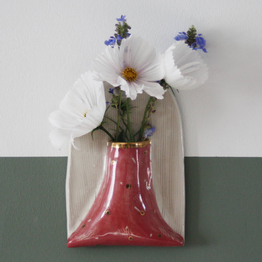 Hanging Bud Vase By Rose Nisbet Ceramics and Textiles
