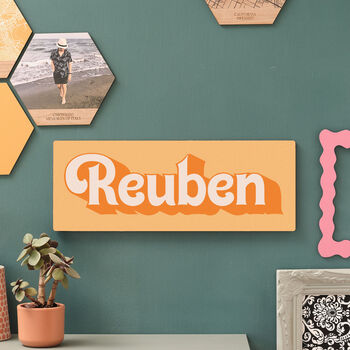Child's Name Wooden Wall Art, 4 of 4