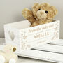 Personalised Text White Wooden Crate Organiser, thumbnail 4 of 6