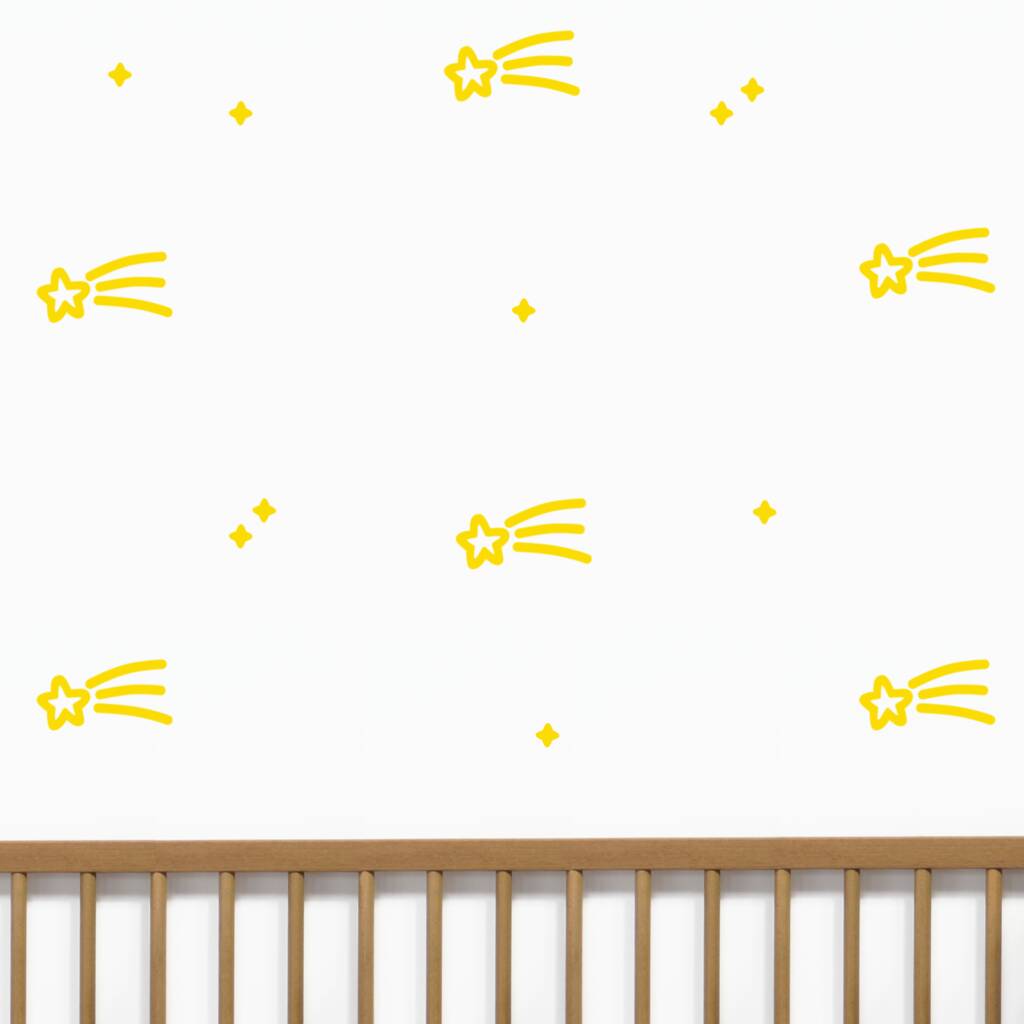 Shooting Star Wall Stickers By Little Chip