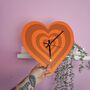 Retro Heart Shape Decorative Clock, thumbnail 6 of 6