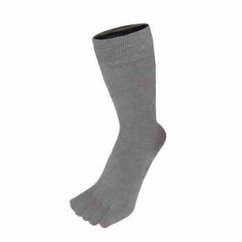 Essential Silk Mid Calf Toe Socks, 3 of 3