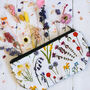 Wildflowers Watercolour Cosmetic Bag, thumbnail 1 of 6
