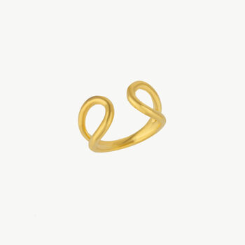 Crescent Gold Wrap Ring, 2 of 5