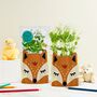 Personalised Fox Design Card And Microgreen Seed Gift, thumbnail 1 of 9