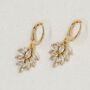 Grace Leaf Charm Earrings, thumbnail 2 of 4