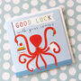Octopus Good Luck Card, thumbnail 1 of 4