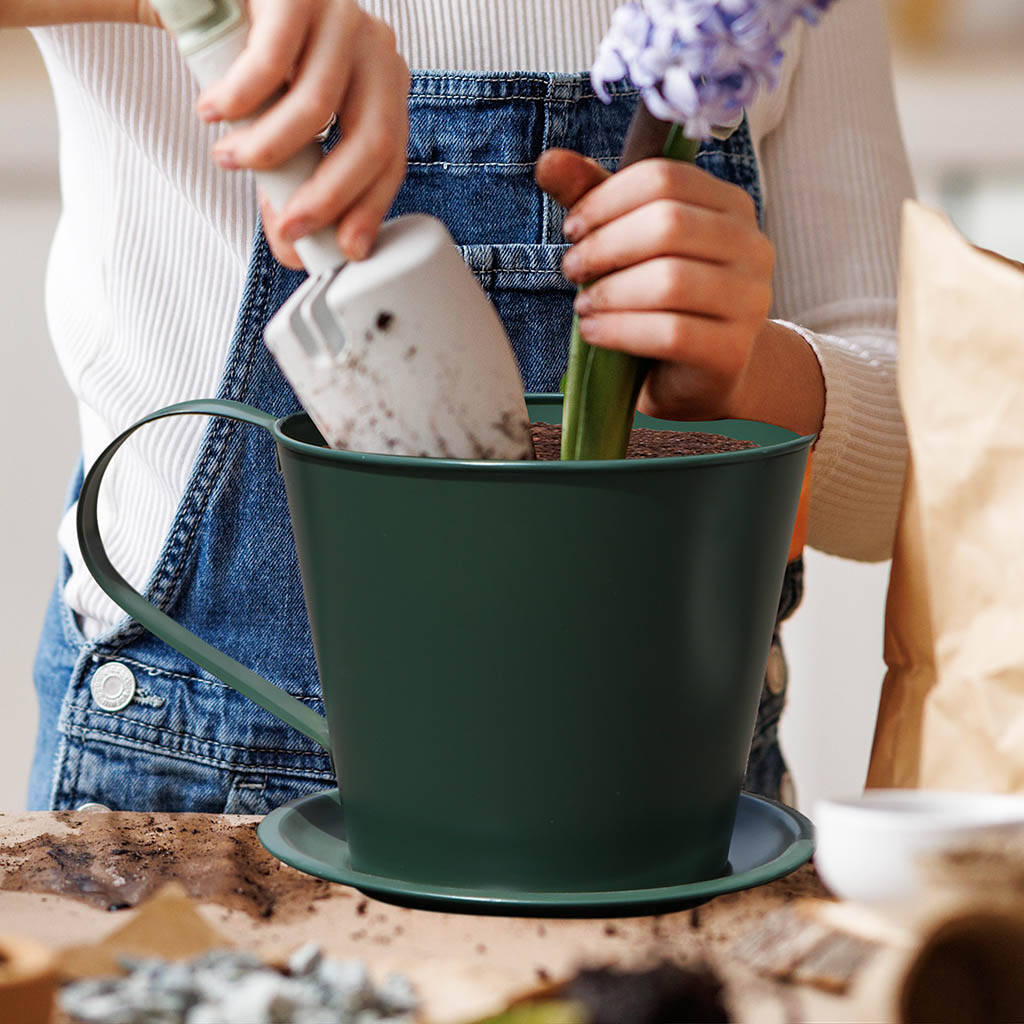 Emerald Green Teacup Planter Gift By Dibor