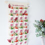 Personalised Embroidered Fabric Advent Calendar, thumbnail 3 of 10